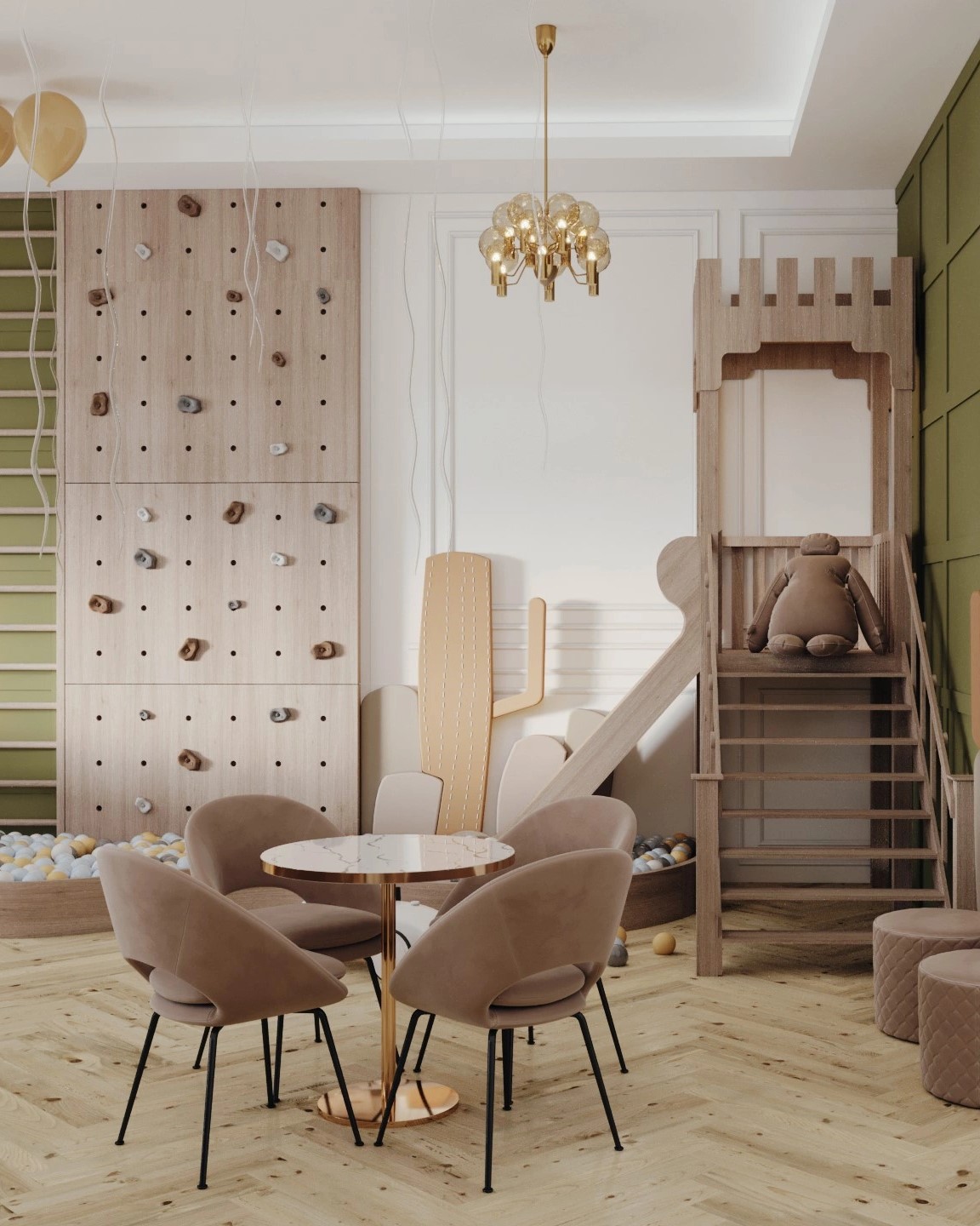 Детская игровая зона в кафе