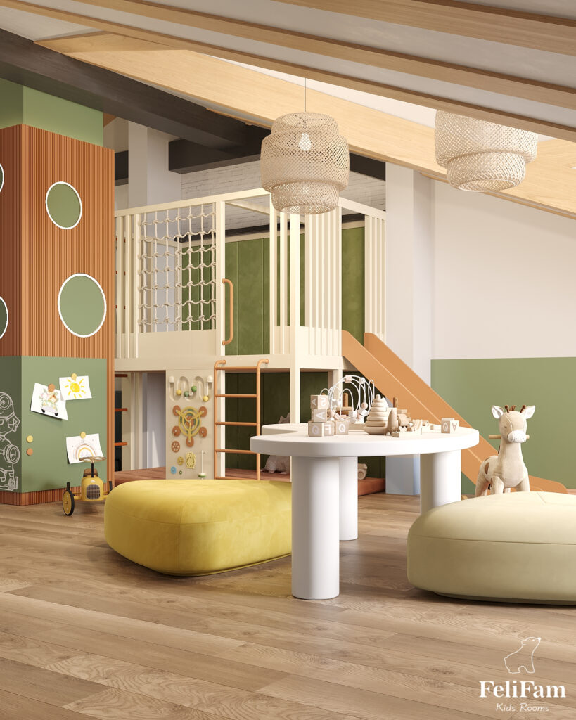 Окрема ігрова кімната в приватному будинку