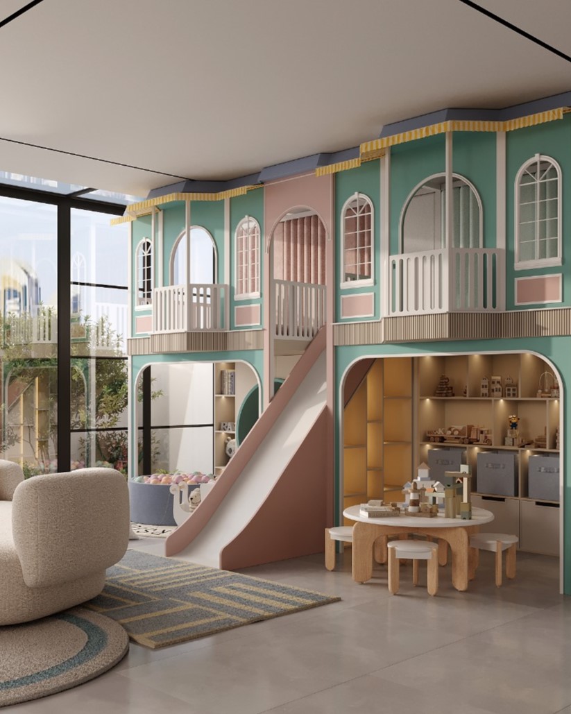 Ігрова кімната для дитячого центру