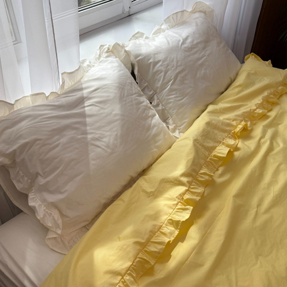 Постільна білизна Bedclozzzes Лимонний тарт з рюшами
