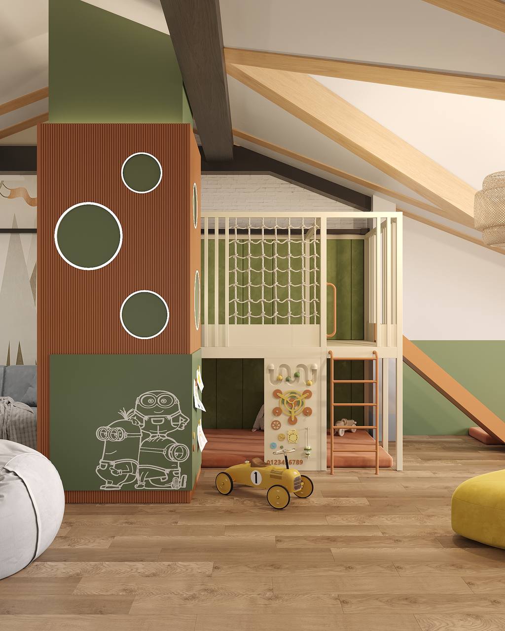 Дизайн проєкт ігрової кімнати 847