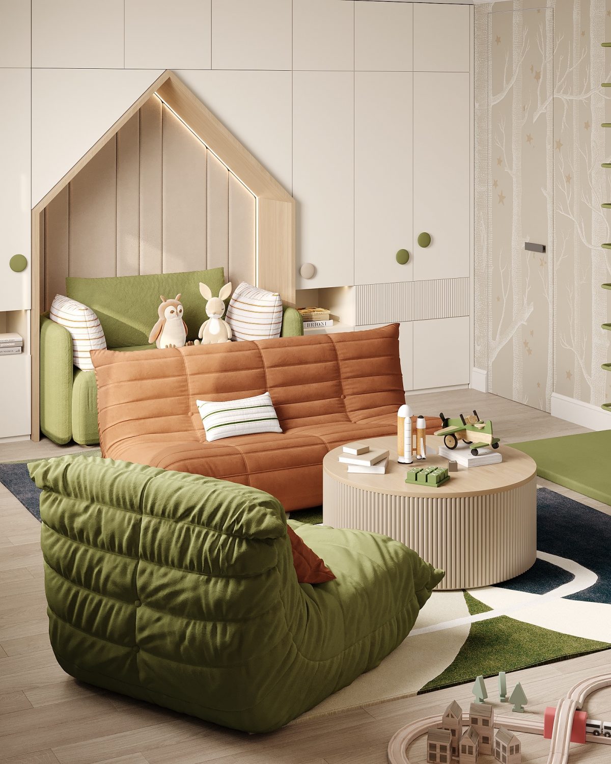 Дизайн проєкт ігрової кімнати 1101