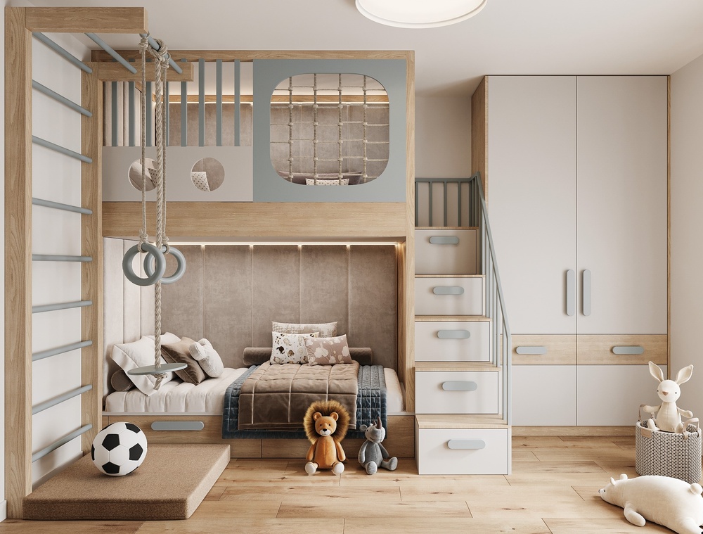 Дизайн жилых детских комнат от FeliFam